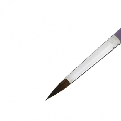 Кисть в футляре, карманная, круглая №5, соболь